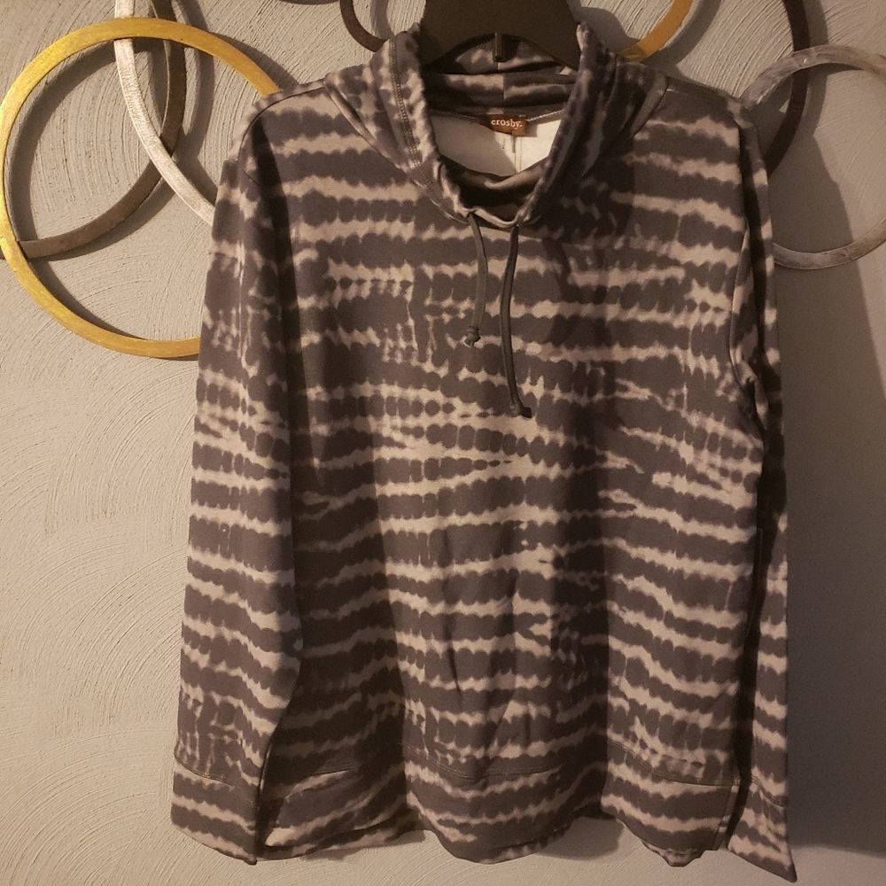 Crosby Abstract Cowl Neck Sweater